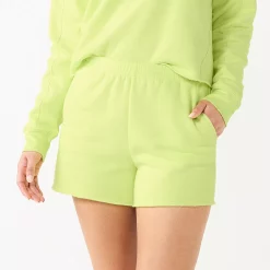 Women's Tek Gear® Ultrasoft Raw-Hem Shorts -Tek Gear shop 5523332 Real Lemon