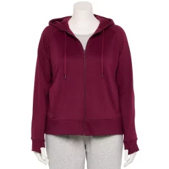 Plus Size Tek Gear® Ultrasoft Fleece Jacket 21 Plus Size Tek Gear® Ultrasoft Fleece Jacket -Tek Gear shop 5540291 Night Sangria
