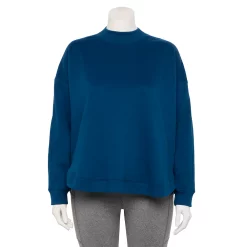 Plus Size Tek Gear® Ultrasoft Fleece Mockneck Sweatshirt 20 Plus Size Tek Gear® Ultrasoft Fleece Mockneck Sweatshirt -Tek Gear shop 5540359 Blue Crayon