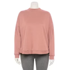 Plus Size Tek Gear® Ultrasoft Fleece Mockneck Sweatshirt 21 Plus Size Tek Gear® Ultrasoft Fleece Mockneck Sweatshirt -Tek Gear shop 5540359 Martini Rose