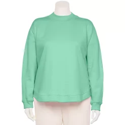 Plus Size Tek Gear® Ultrasoft Fleece Mockneck Sweatshirt 19 Plus Size Tek Gear® Ultrasoft Fleece Mockneck Sweatshirt -Tek Gear shop 5540359 Shy Green
