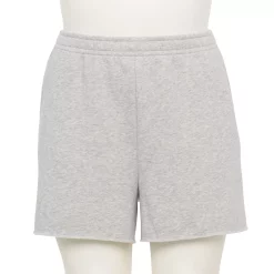 Plus Size Tek Gear® Ultrasoft Fleece Raw-Hem Shorts -Tek Gear shop 5540831 Metro Heather