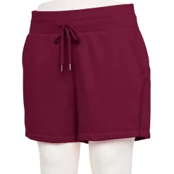 Women's Tek Gear® Ultrasoft Fleece Shorts -Tek Gear shop 5540849 Night Sangria