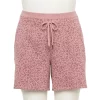 Women's Tek Gear® Ultrasoft Fleece Shorts -Tek Gear shop 5540849 Rose Leopard