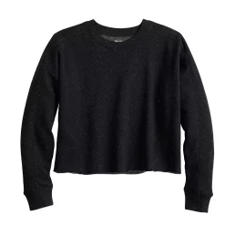 Women's Tek Gear® Ultrasoft Fleece Easy Crop Sweatshirt 21 Women's Tek Gear® Ultrasoft Fleece Easy Crop Sweatshirt -Tek Gear shop 5543908 ALT2