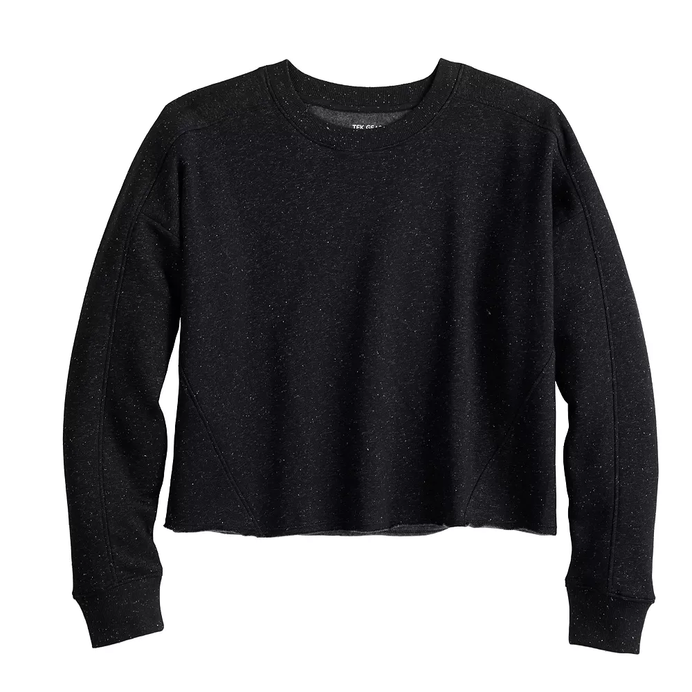 Women's Tek Gear® Ultrasoft Fleece Easy Crop Sweatshirt 12 Women's Tek Gear® Ultrasoft Fleece Easy Crop Sweatshirt - Image 10