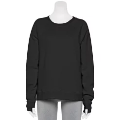 Women's Tek Gear® Ultrasoft Fleece Easy Sweatshirt -Tek Gear shop 5543911 Black