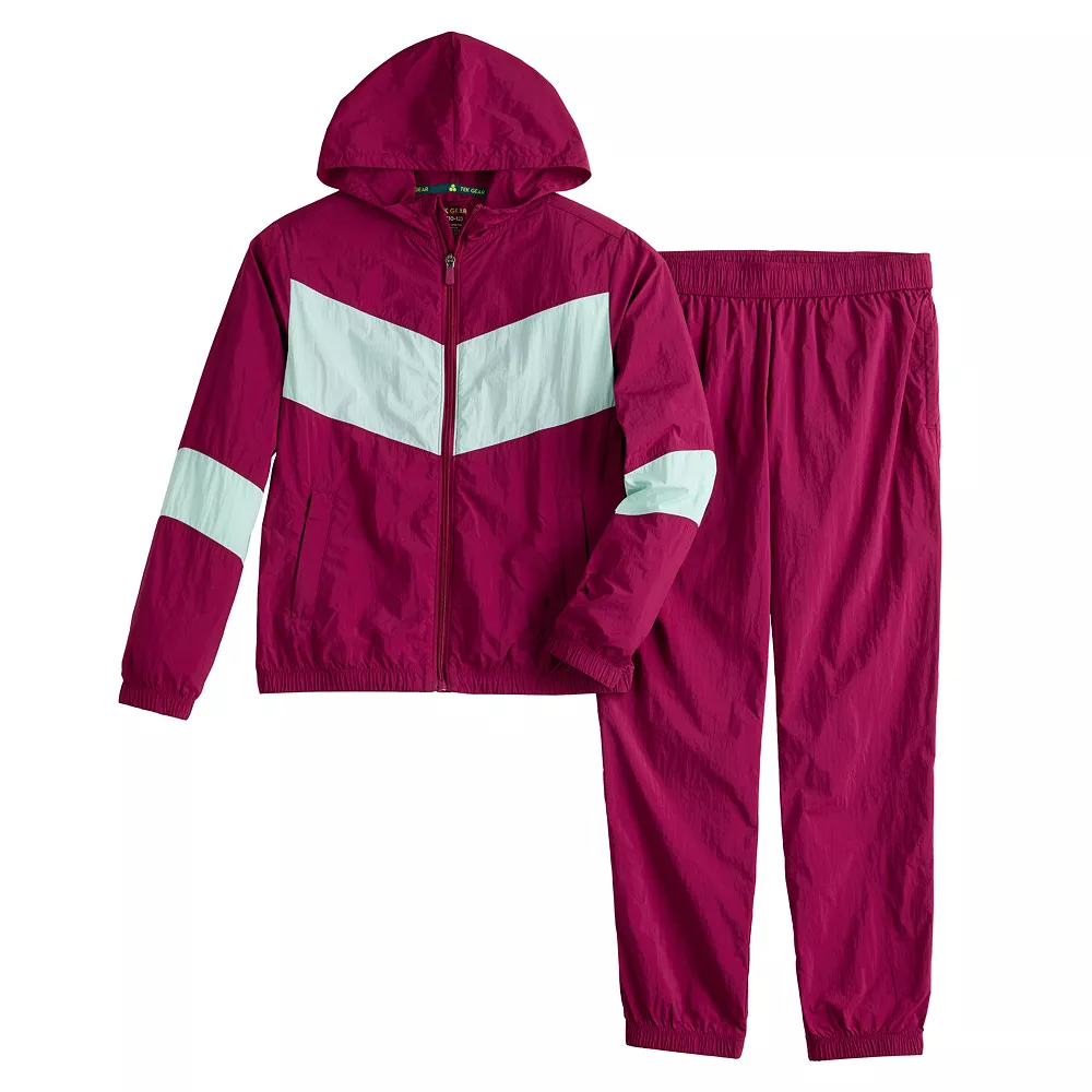 Kids 7-20 Tek Gear® Windbreaker Tracksuit Set in Regular & Husky 3 Kids 7-20 Tek Gear® Windbreaker Tracksuit Set in Regular & Husky
