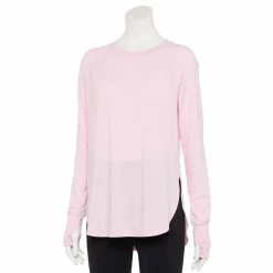 Women's Tek Gear® Long Sleeve Tunic -Tek Gear shop 5560866 Adoring Lilac