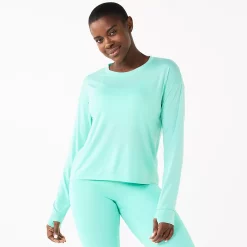 Women's Tek Gear® Crewneck Long Sleeve Tee 16 Women's Tek Gear® Crewneck Long Sleeve Tee -Tek Gear shop 5561703 Shy Green