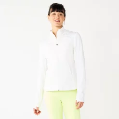 Women's Tek Gear® Hooded Mixed-Media Jacket -Tek Gear shop 5561979 White