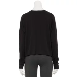 Women's Tek Gear® Easy French Terry Raw-Seam Tee -Tek Gear shop 5562562 ALT