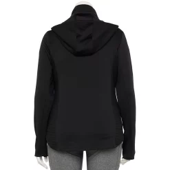 Plus Size Tek Gear® Hooded Mixed-Media Jacket -Tek Gear shop 5567937 ALT