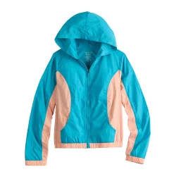 Kids 7-20 Tek Gear® Colorblock Windbreaker Jacket -Tek Gear shop 5568189 Tremendous Teal