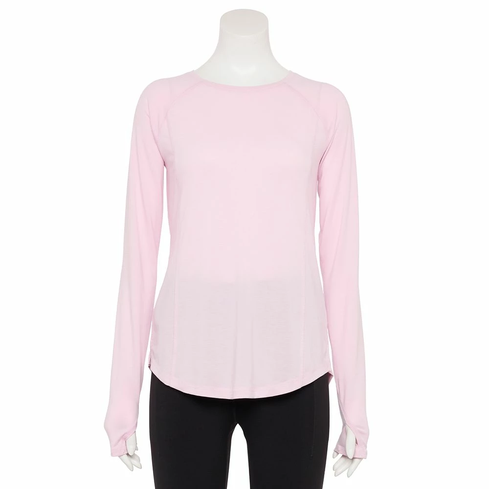 Women's Tek Gear® Soft Touch Long-Sleeve Tee 4 Women's Tek Gear® Soft Touch Long-Sleeve Tee - Image 2
