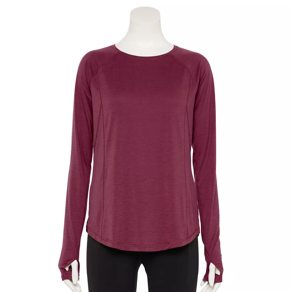 Women's Tek Gear® Soft Touch Long-Sleeve Tee 3 Women's Tek Gear® Soft Touch Long-Sleeve Tee