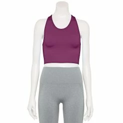 Tek Gear® Seamless Longline Sports Bra -Tek Gear shop 5576477 Ravishing Orchid