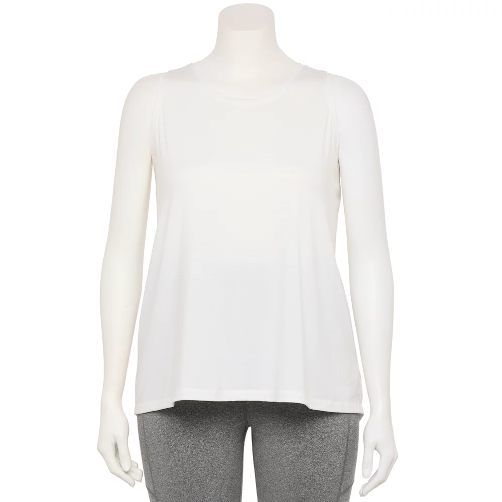 Plus Size Tek Gear® Tie-Back Tank 3 Plus Size Tek Gear® Tie-Back Tank