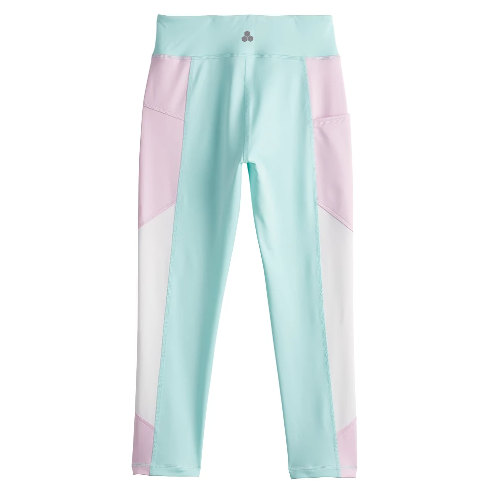 Girls 7-16 Tek Gear® Colorblock Performance 7/8 Leggings in Regular & Plus 6 Girls 7-16 Tek Gear® Colorblock Performance 7/8 Leggings in Regular & Plus - Image 4