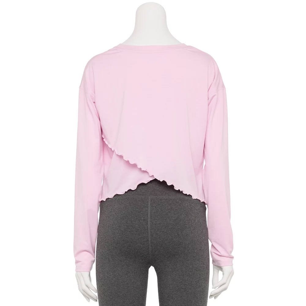 Women's Tek Gear® Lettuce-Edge Cross-Back Top 9 Women's Tek Gear® Lettuce-Edge Cross-Back Top - Image 7