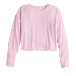 Women's Tek Gear® Lettuce-Edge Cross-Back Top 17 Women's Tek Gear® Lettuce-Edge Cross-Back Top -Tek Gear shop 5653063 ALT2