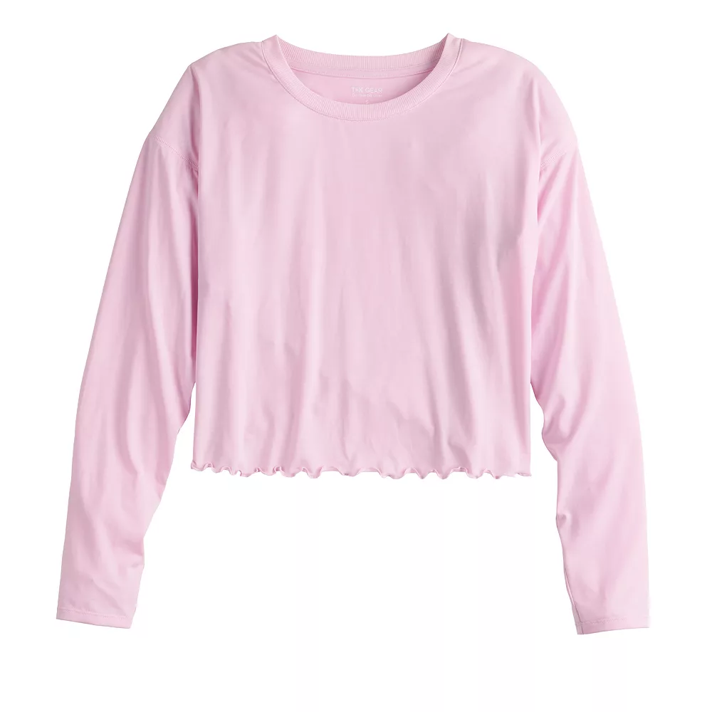 Women's Tek Gear® Lettuce-Edge Cross-Back Top 10 Women's Tek Gear® Lettuce-Edge Cross-Back Top - Image 8