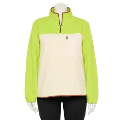 Women's Tek Gear® 1/4-Zip Sherpa Top -Tek Gear shop 5656952 Lemon Frost