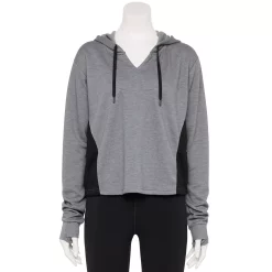 Women's Tek Gear® Stretch Fleece Hoodie 8 Women's Tek Gear® Stretch Fleece Hoodie -Tek Gear shop 5661359 Smokey Slate