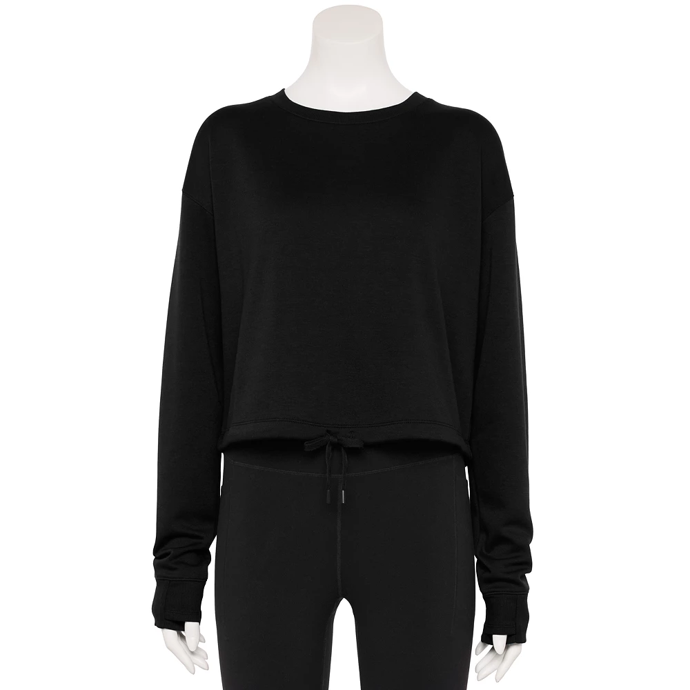 Women's Tek Gear® Stretch Fleece Cinched-Waist Top 3 Women's Tek Gear® Stretch Fleece Cinched-Waist Top