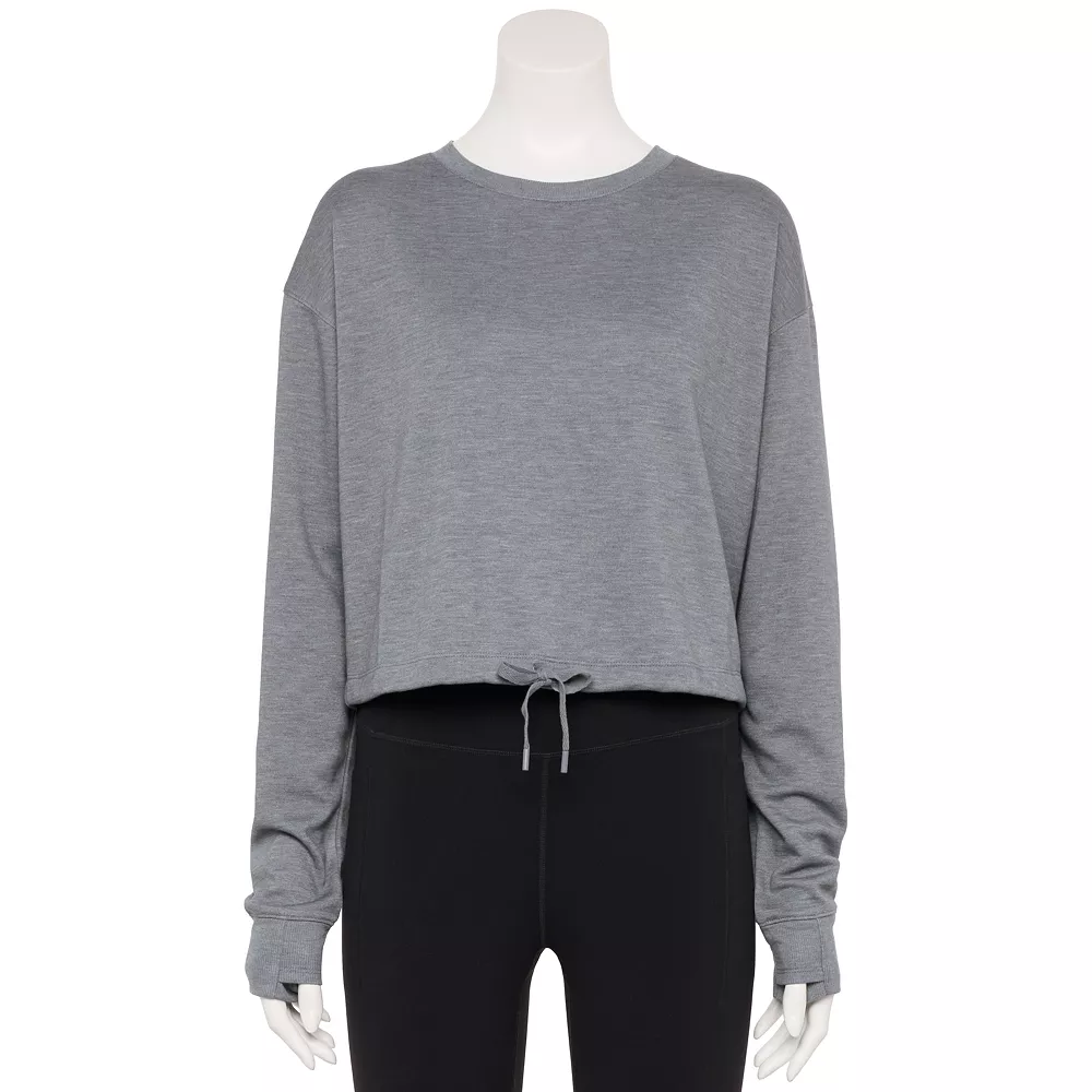 Women's Tek Gear® Stretch Fleece Cinched-Waist Top 4 Women's Tek Gear® Stretch Fleece Cinched-Waist Top - Image 2