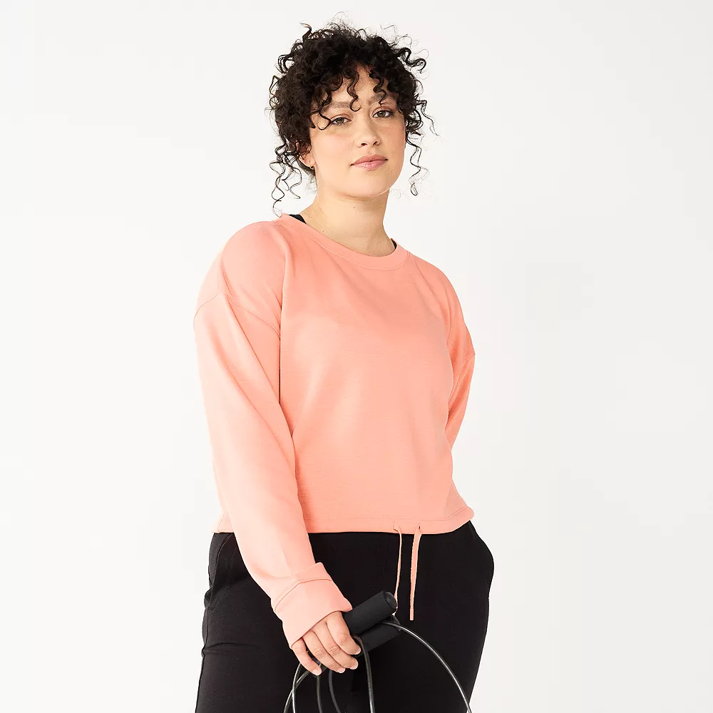 Women's Tek Gear® Stretch Fleece Cinched-Waist Top 6 Women's Tek Gear® Stretch Fleece Cinched-Waist Top - Image 4