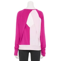 Women's Tek Gear® Keyhole Back Long-Sleeve Tee -Tek Gear shop 5662107 ALT5