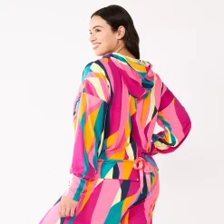 Women's Tek Gear® French-Terry Cropped Hoodie 13 Women's Tek Gear® French-Terry Cropped Hoodie -Tek Gear shop 5665099 ALT