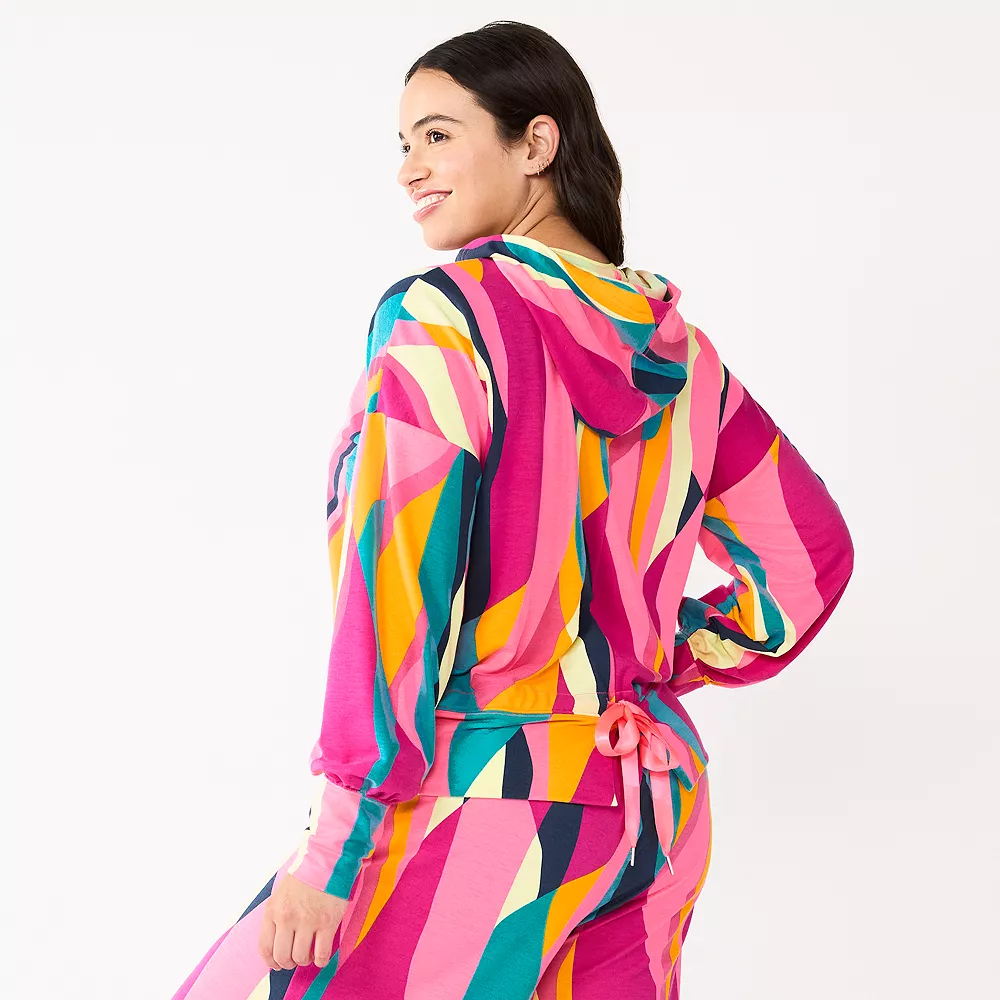 Women's Tek Gear® French-Terry Cropped Hoodie 7 Women's Tek Gear® French-Terry Cropped Hoodie - Image 5