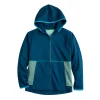 Boys 8-20 Tek Gear® Performance Fleece Full Zip Hoodie in Regular & Husky -Tek Gear shop 5677706 Blue Dye