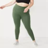 Plus Size Tek Gear® High-Waisted Shapewear Leggings 2 Plus Size Tek Gear® High-Waisted Shapewear Leggings -Tek Gear shop 5720679 Esta Olive