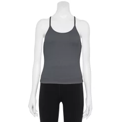 Women's Tek Gear® Brushed Strappy Tank -Tek Gear shop 5983577 Charcoal