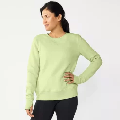 Women's Tek Gear® Ultrasoft Fleece Sweatshirt 31 Women's Tek Gear® Ultrasoft Fleece Sweatshirt -Tek Gear shop 6119993 Green Romantica