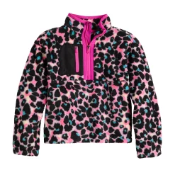 Girls 7-16 Tek Gear® Sherpa Pullover in Regular & Plus -Tek Gear shop 6120143 Black Flowers