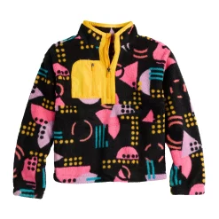 Girls 7-16 Tek Gear® Sherpa Pullover in Regular & Plus -Tek Gear shop 6120143 Black Shapes