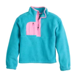 Girls 7-16 Tek Gear® Sherpa Pullover in Regular & Plus -Tek Gear shop 6120143 Tremendous Teal
