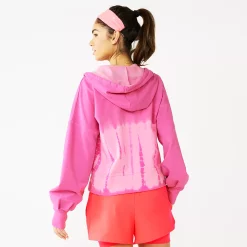 Women's Tek Gear® French Terry Crop Zip-Up Jacket 16 Women's Tek Gear® French Terry Crop Zip-Up Jacket -Tek Gear shop 6120577 ALT