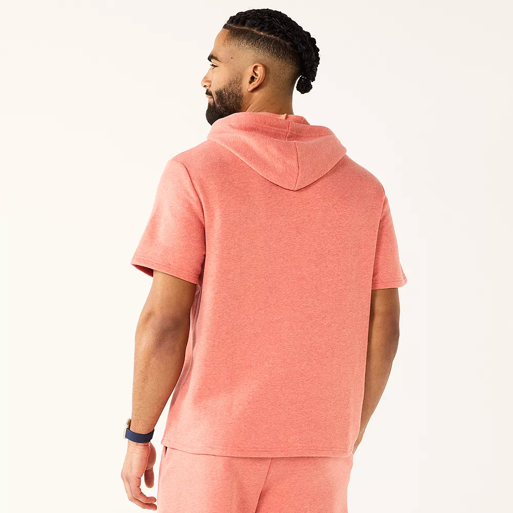 Men's Tek Gear® French Terry Short-Sleeve Hoodie 6 Men's Tek Gear® French Terry Short-Sleeve Hoodie - Image 4