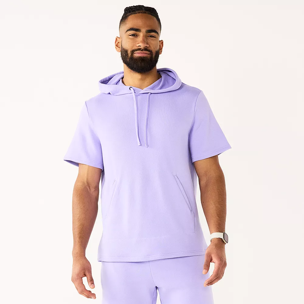 Men's Tek Gear® French Terry Short-Sleeve Hoodie 3 Men's Tek Gear® French Terry Short-Sleeve Hoodie