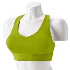 Tek Gear® Core Medium-Impact V-Neck Sports Bra -Tek Gear shop 6171520 Encore Olive